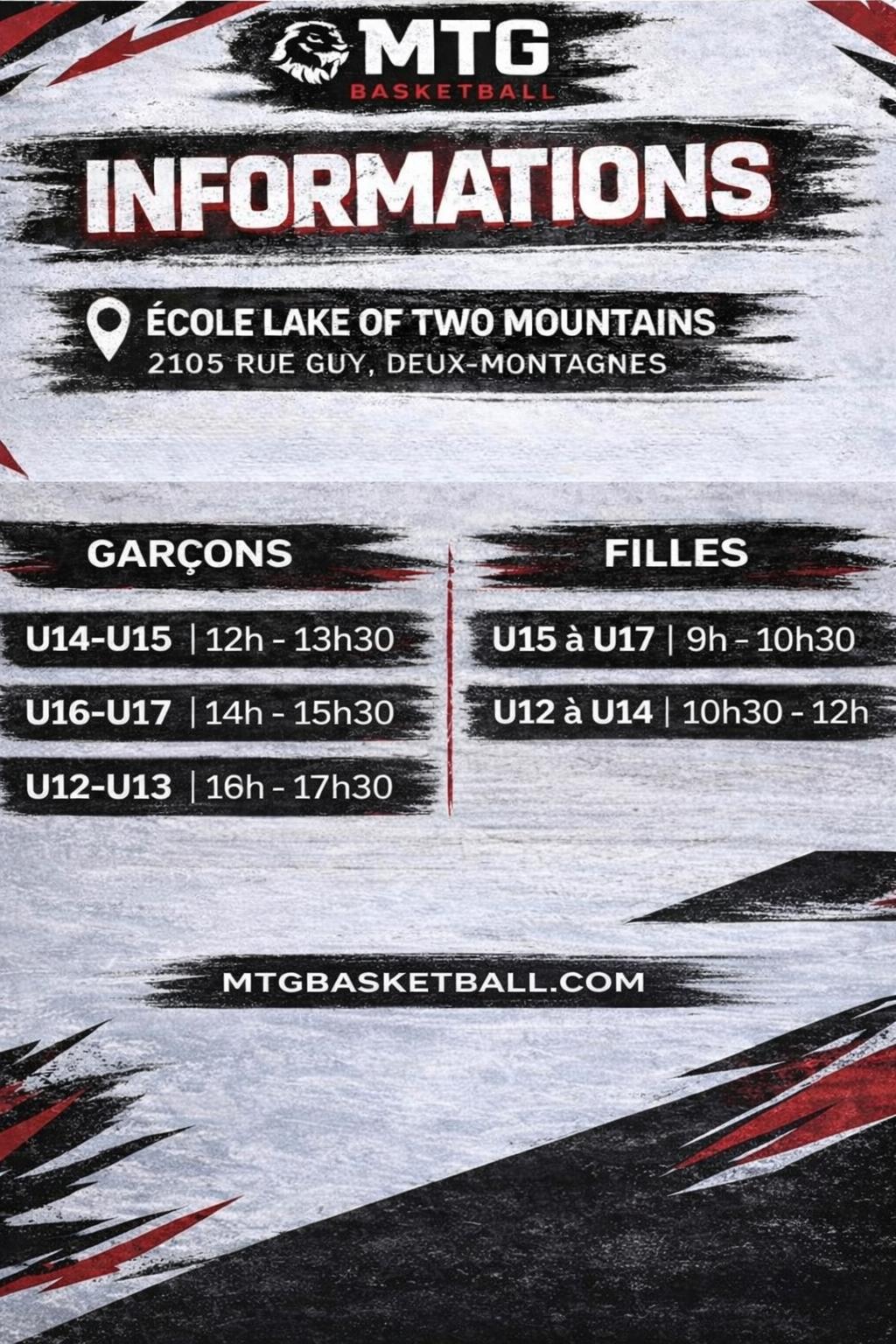 Les inscriptions pour les Try-Outs sont toujours ouvertes !