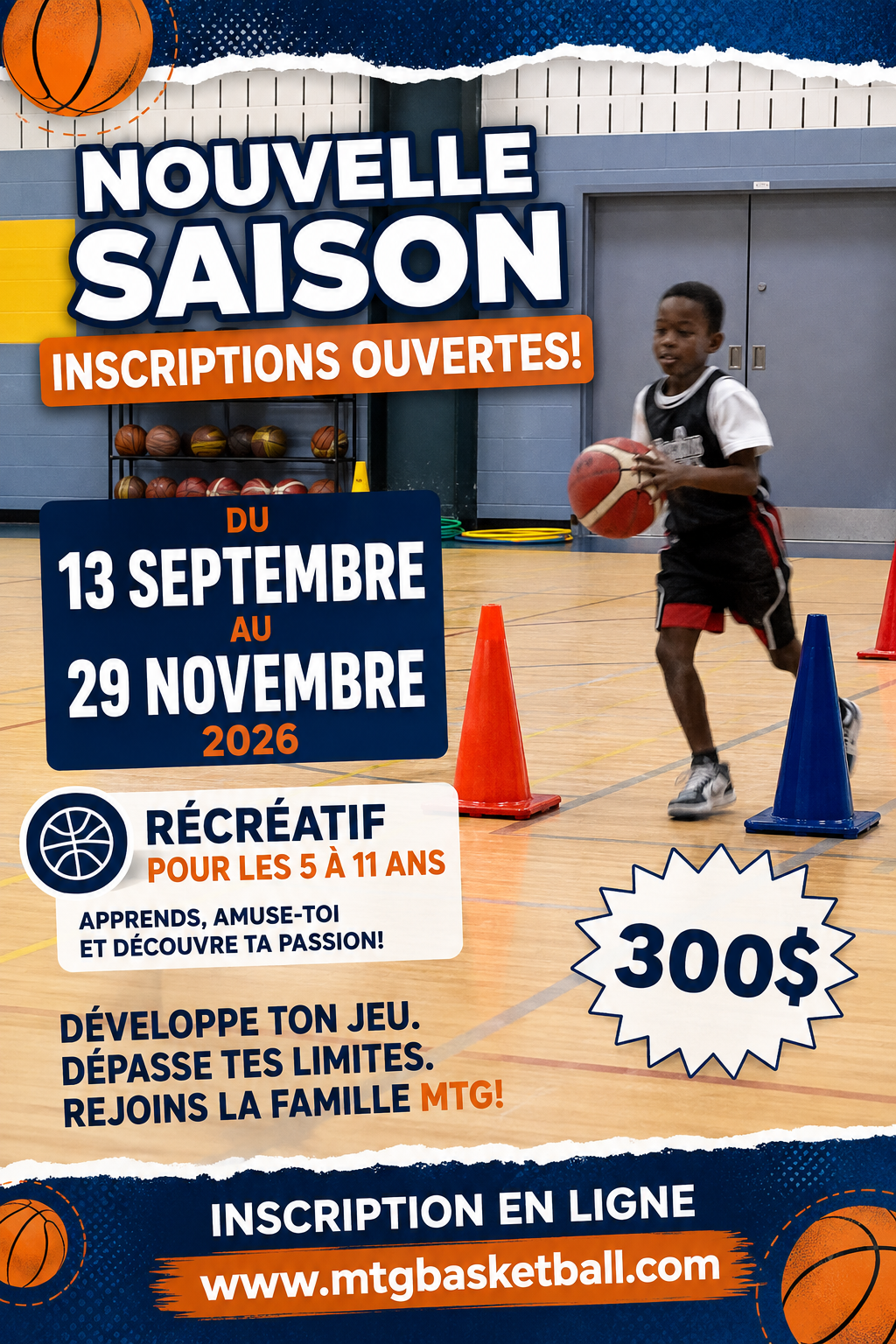 Recreatif : Inscriptions ouvertes!